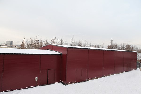 Склад-ангар из металлоконструкций
